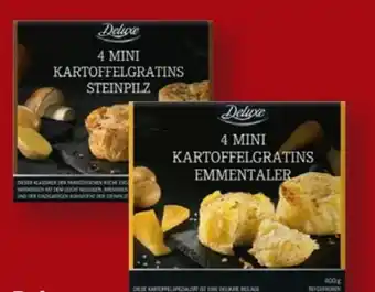 Lidl Deluxe 4 Mini Kartoffelgratins Emmentaler Angebot