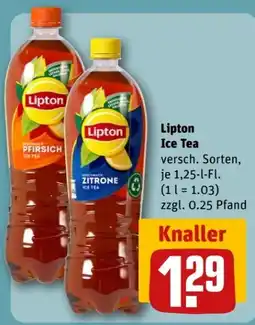 REWE Center Lipton Ice Tea Pfirsich Angebot