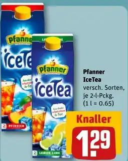 REWE Center Pfanner IceTea Sparkling Lemon Angebot