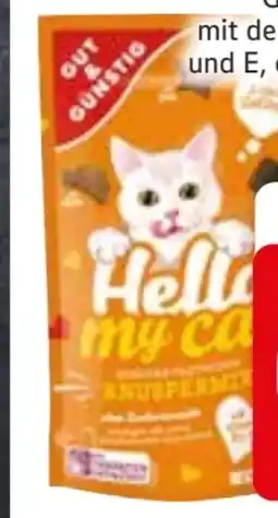 Edeka Gut & Günstig Hello my cat Knuspermix Angebot