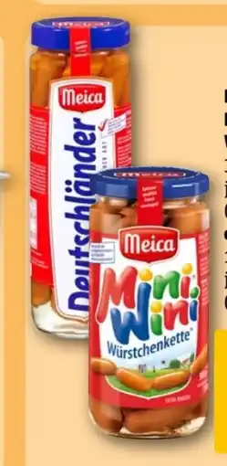 REWE Center Meica Deutschländer Würstchen Angebot