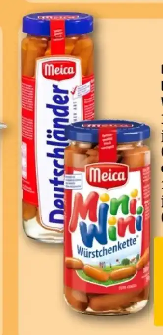 REWE Center Meica Deutschländer Würstchen Angebot