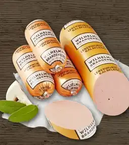 REWE Center Metzgerei Wilhelm Brandenburg Leberwurst mit Kalbfleisch Angebot