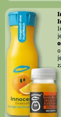 REWE Innocent Immun Shot Ingwer Angebot
