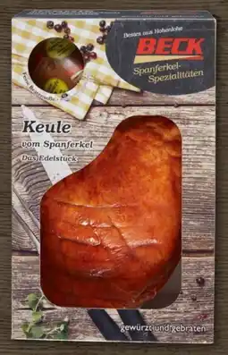 REWE Center Beck Spanferkel-Keule Angebot