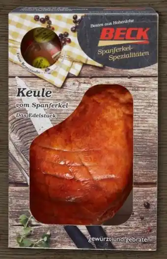 REWE Center Beck Spanferkel-Keule Angebot