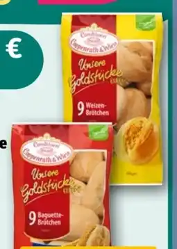 REWE Coppenrath & Wiese Unsere Goldstücke 9 Weizenbrötchen Angebot