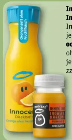 REWE Center Innocent Immun Shot Ingwer Angebot