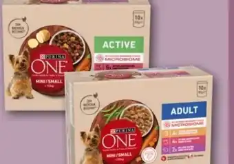 REWE Center Purina One Mini Hundenassnahrung Angebot