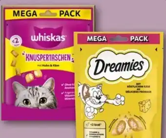 REWE Center Whiskas Katzensnack Knuspertaschen Angebot