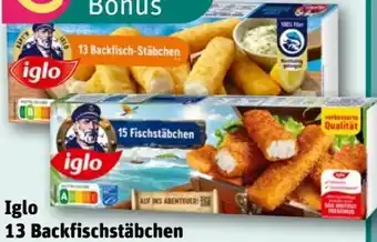 REWE Iglo 13 Backfischstäbchen Angebot
