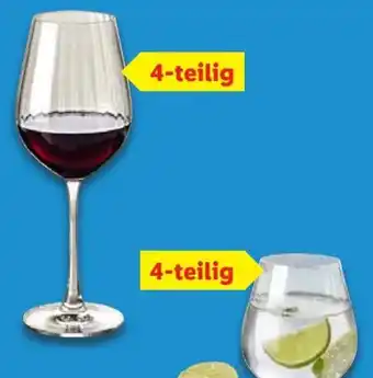 Lidl Ernesto 4 Wassergläser Angebot