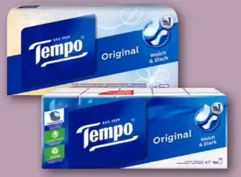 REWE Tempo Taschentücher-Box Angebot