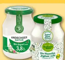 REWE Andechser Natur BayBio Bio Joghurt Angebot