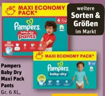 REWE Center Pampers Baby-Dry Pants Maxi Pack Angebot
