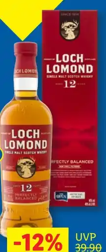Lidl Loch Lomond Highlands Single Malt Scotch Whisky 12 Jahre Angebot