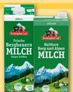 REWE Berchtesgadener Land Frische Bergbauern Milch Angebot