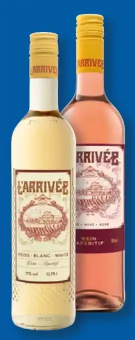 Lidl L’arrivée Blanc Wein Aperitif Angebot