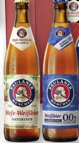 Edeka Paulaner Hefe-Weißbier Naturtrüb Angebot