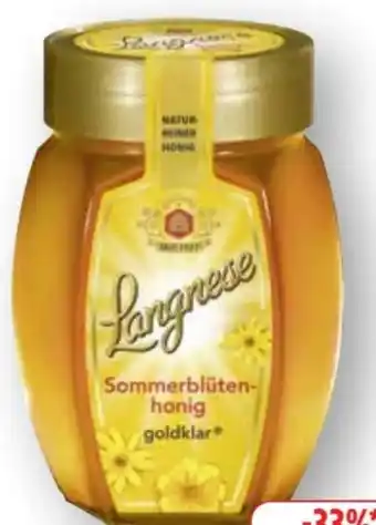 Edeka Langnese Sommerblütenhonig Angebot