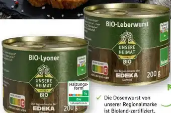 Edeka Unsere Heimat Echt & Gut Bio-Lyoner Angebot