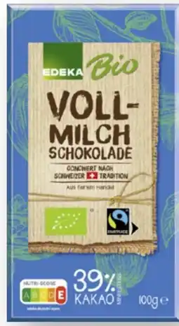 Edeka Edeka Bio Vollmilchschokolade Angebot