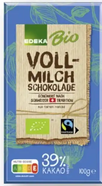 Edeka Edeka Bio Vollmilchschokolade Angebot