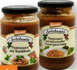 Edeka Solobonta Pastasauce mit Basilikum Angebot