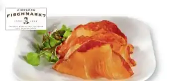 Scheck-in-Center Fiedlers Fischmarkt Mild geräucherter Rotholz-Lachs Angebot