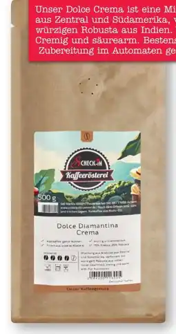 Scheck-in-Center Scheck-in Kaffeerösterei Dolce Diamantina Crema Angebot