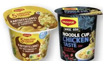 Scheck-in-Center Maggi 5 Minuten Terrine Kartoffelbrei mit Röstzwiebeln & Croutons Angebot