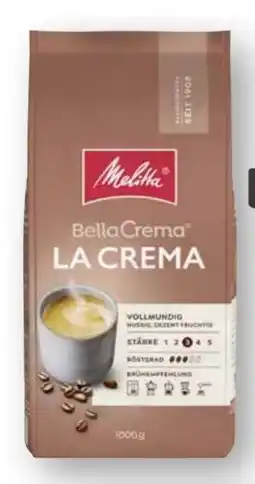 Scheck-in-Center Melitta BellaCrema La Crema Angebot