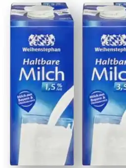 Scheck-in-Center Weihenstephan Haltbare Milch Angebot