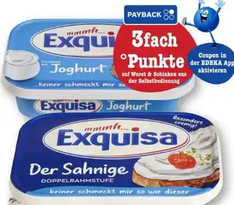 Scheck-in-Center Exquisa Frischkäse Angebot