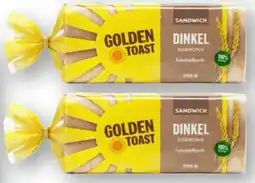 Scheck-in-Center Golden Toast Dinkel Harmonie Sandwich Angebot
