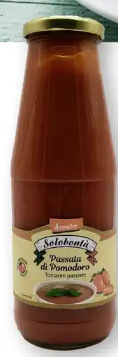 Scheck-in-Center Solobonta Bio Passierte Tomaten Angebot