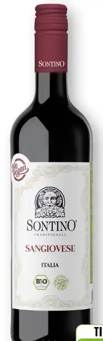 Scheck-in-Center Sontino Bio-Vegan Sangiovese Angebot