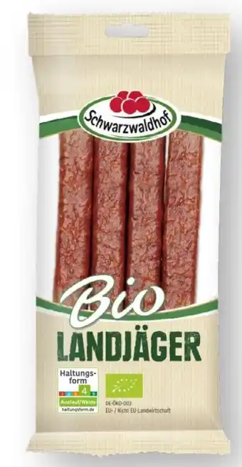 Scheck-in-Center Schwarzwaldhof Bio Landjäger Angebot