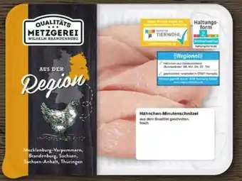 REWE Center Metzgerei Wilhelm Brandenburg Hähnchen-Minutenschnitzel Angebot
