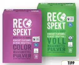 Scheck-in-Center Respekt Waschmittelpulver Angebot