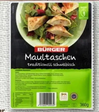nahkauf Bürger Maultaschen Angebot