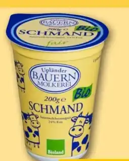 REWE Center Upländer Bauern Molkerei Bio Schmand Angebot