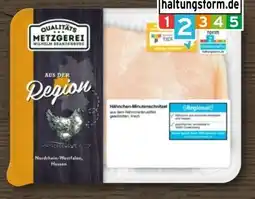 REWE Metzgerei Wilhelm Brandenburg Hähnchen-Minutensteaks Angebot
