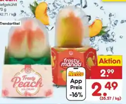 Netto Marken-Discount Frosty Peach Ice Cream Angebot