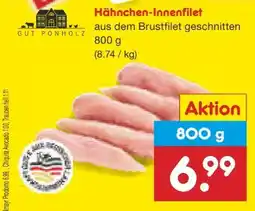 Netto Marken-Discount Gut Ponholz Hähnchen-Innenfilets Angebot
