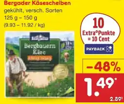 Netto Marken-Discount Bergader Bergbauern Käse würzig-nussig Angebot