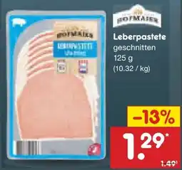 Netto Marken-Discount Hofmaier Leberpastete Angebot