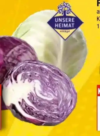 EDEKA Bandelt Unsere Heimat Rotkohl Angebot