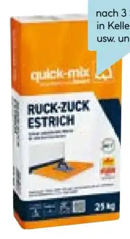 Hellweg Quick-Mix Ruck-Zuck-Estrich Angebot