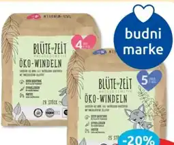 Budni Blütezeit Naturkosmetik Öko-Windeln Angebot
